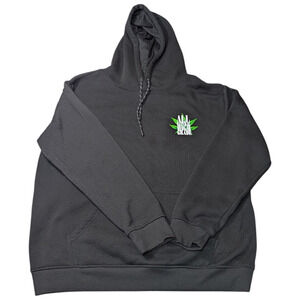 RGSTR Natural High Grade 420 Leaf Sweat Shirt Size M Black Hoodie